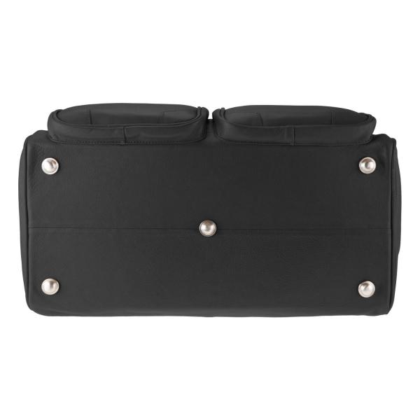 ALPENLEDER | Reisetasche Travel Bag MILANO schwarz (3022-sw)