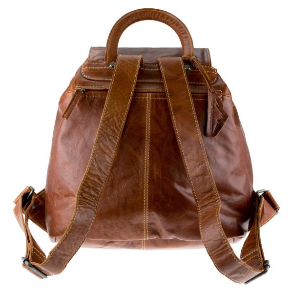 ALPENLEDER Rucksack Backpack JACOB´S WAY cognac