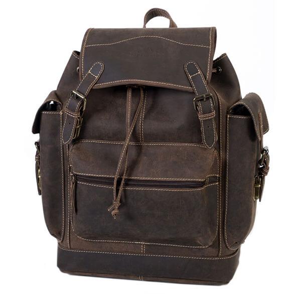 ALPENLEDER Rucksack BUFFALO Büffelleder koffee