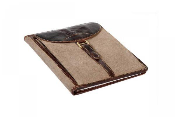 ALPENLEDER | Aktentasche SEEG (koffee / suede) CY419-ks