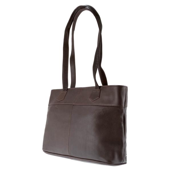 ALPENLEDER Schoppingtasche ISCHGL schokobraun /1741-s)