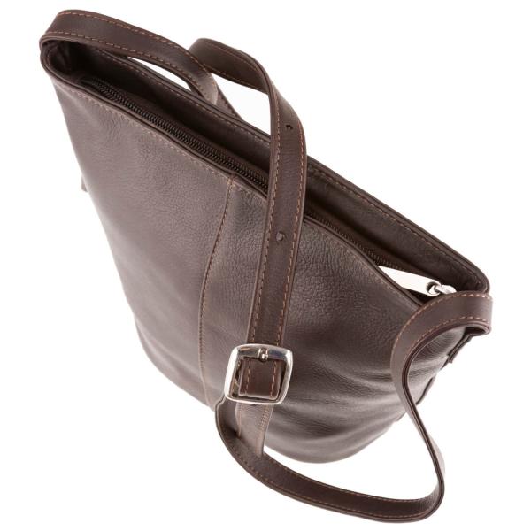 ALPENLEDER Damen Umhängetasche CHILE schokobraun (500-s)