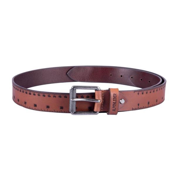 ALPENLEDER Herrenledergürtel ZOLLSTOCK cognac