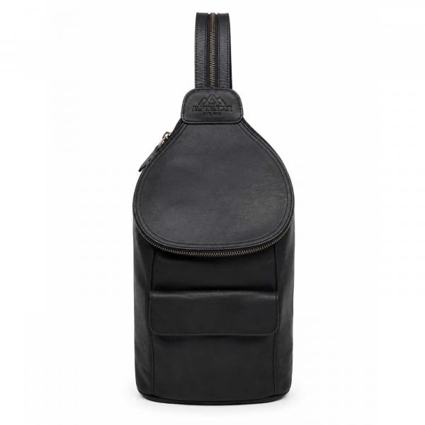 ALPENLEDER | Rucksack & Umhängetasche 3015 schwarz (3015-sw)