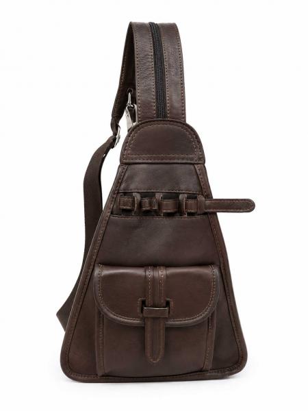 ALPENLEDER | Rucksack & Umhängetasche 6156 schokobraun (6165-sb)