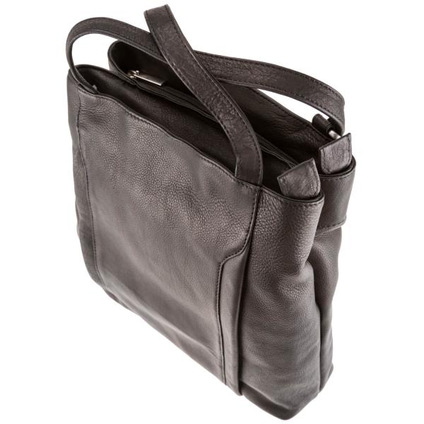 ALPENLEDER | Damen-Handtasche LIMA (schwarz) 4718-sw