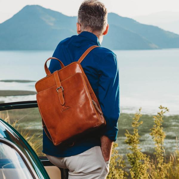 ALPENLEDER | Rucksack HUCKEPACK (cognac) CG4093