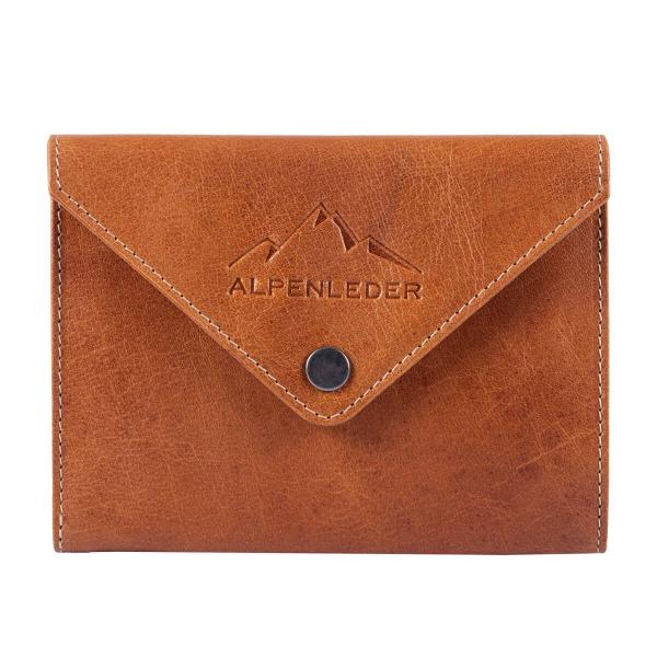 ALPENLEDER | Tabaktasche FLORI (cognac) CG6048