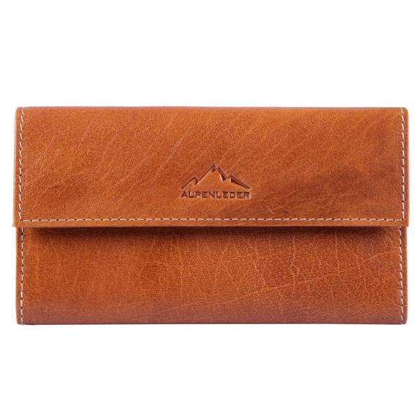 ALPENLEDER | Tabaktasche GUSTL (cognac) CG6042