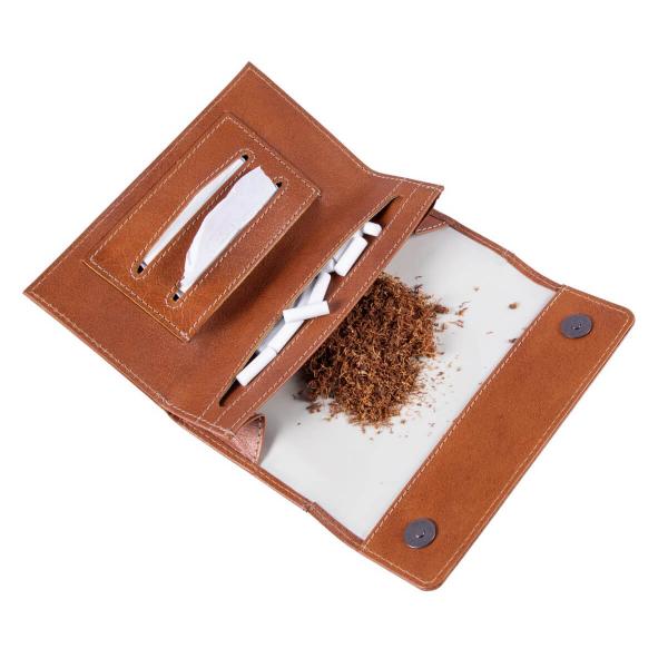 ALPENLEDER | Tabaktasche XARE (cognac) CG6044