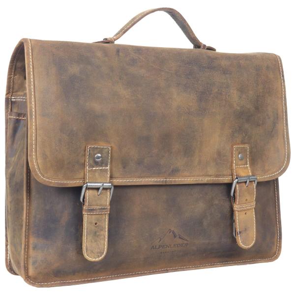 ALPENLEDER | Messenger Bag ADVENTURE (old havanna)ALPENLEDER, CG8101-oh; old havanna, Messenger Bag Adventure, Computertasche, laptoptasche, Umhängetasche, Multifunktionstasche, Ledertasche,Reisetasche, Reisekoffer, Reisebeutel, Rindleder, Büffelleder, Bü