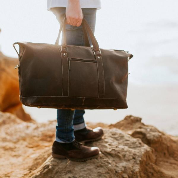 ALPENLEDER | Reisetasche ALABAMA (old havanna) VLRBS03-oh