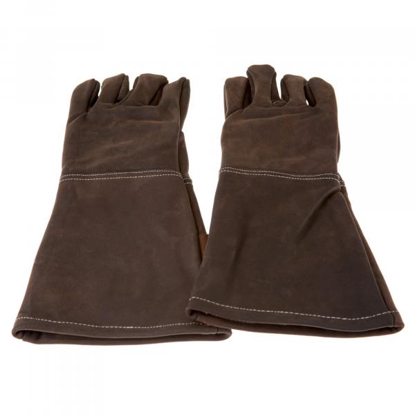 ALPENLEDER | Grillhandschuhe ALPENGLÜHEN koffee (CG2095-k)