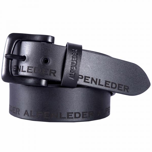 ALPENLEDER | Ledergürtel ALPENLEDER ebenholz (CG6083-E)