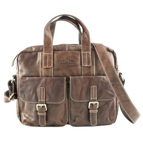 ALPENLEDER | Messenger Bag ALPSEE (brandy) CG2011-b