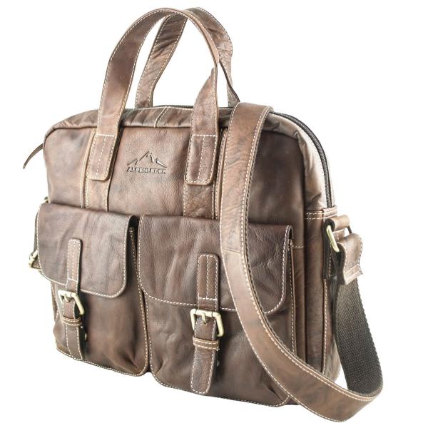 ALPENLEDER Messenger Bag ALPSEE (brandy)