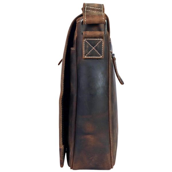 ALPENLEDER | Messenger Bag ATLANTA (old havanna)