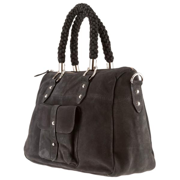ALPENLEDER | Damen-Handtasche BARDOT (schwarz) AL1771