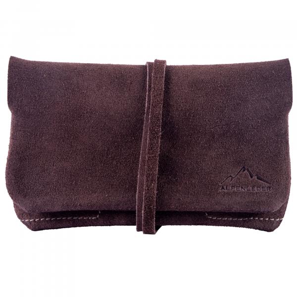 ALPENLEDER | Tabaktasche BEPPI (brown suede) CG6051