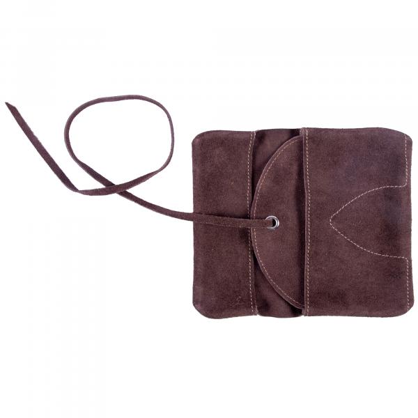 ALPENLEDER | Tabaktasche BEPPI (brown suede) CG6051