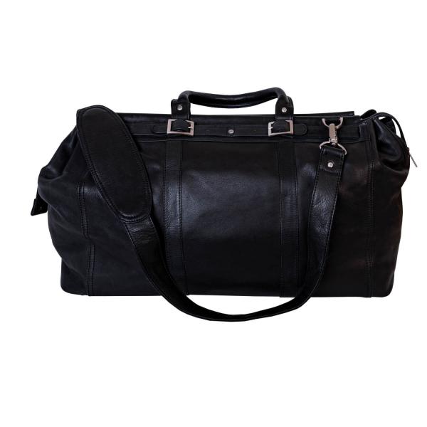 ALPENLEDER | Reisetasche BOLOGNA (schwarz) 325T-sw