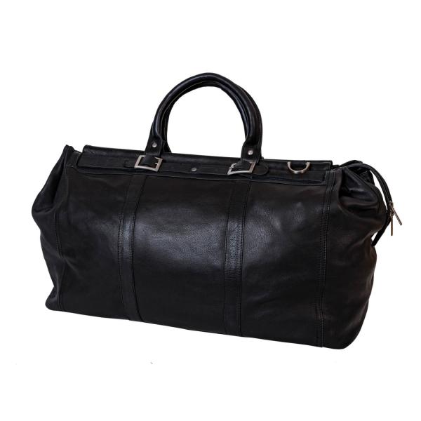 ALPENLEDER | Reisetasche BOLOGNA (schwarz) 325T-sw