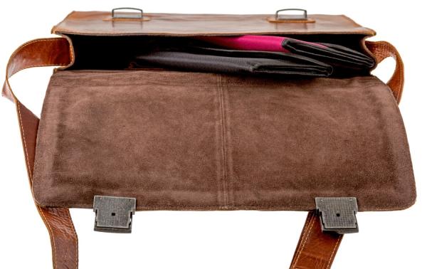 ALPENLEDER | Messenger Bag BUCHBINDER II (cognac) CG2047A-c
