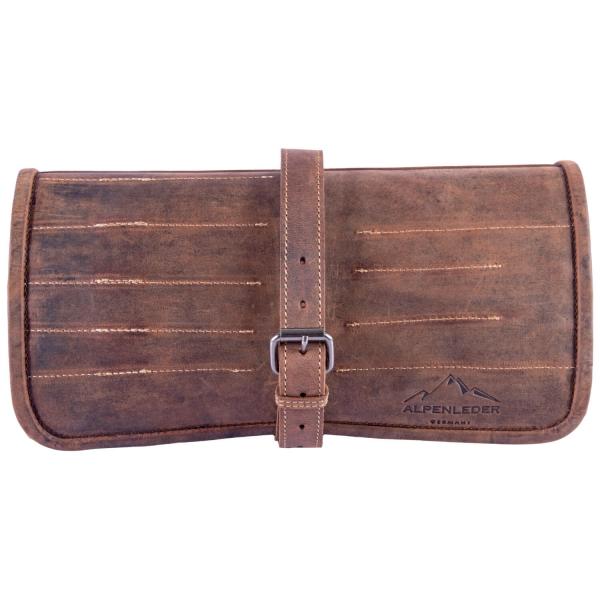 ALPENLEDER | Messerrolle BUTCHER (old havanna) CH6059-oh