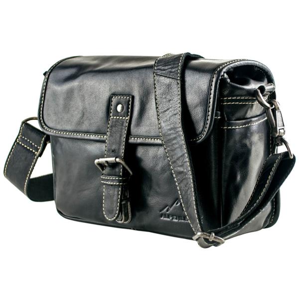 ALPENLEDER | Messenger Bag CRUISER (ebenholz) CG6069-e