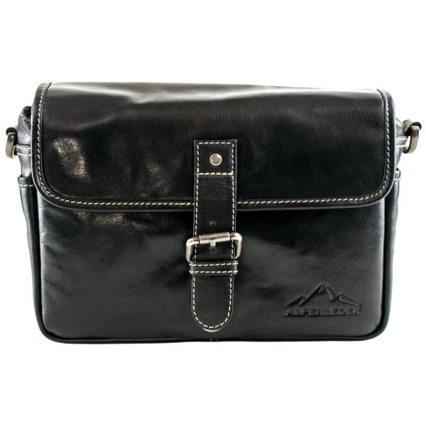 ALPENLEDER | Messenger Bag CRUISER (ebenholz) CG6069-e