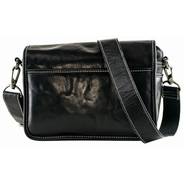 ALPENLEDER | Messenger Bag CRUISER (ebenholz) CG6069-e