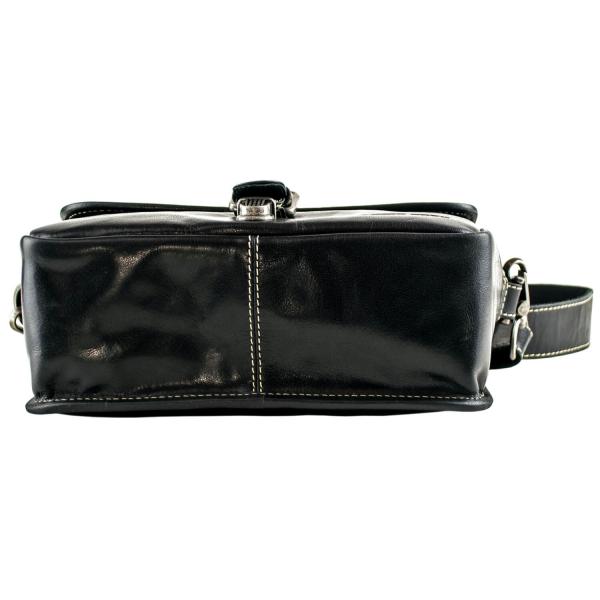 ALPENLEDER | Messenger Bag CRUISER (ebenholz) CG6069-e