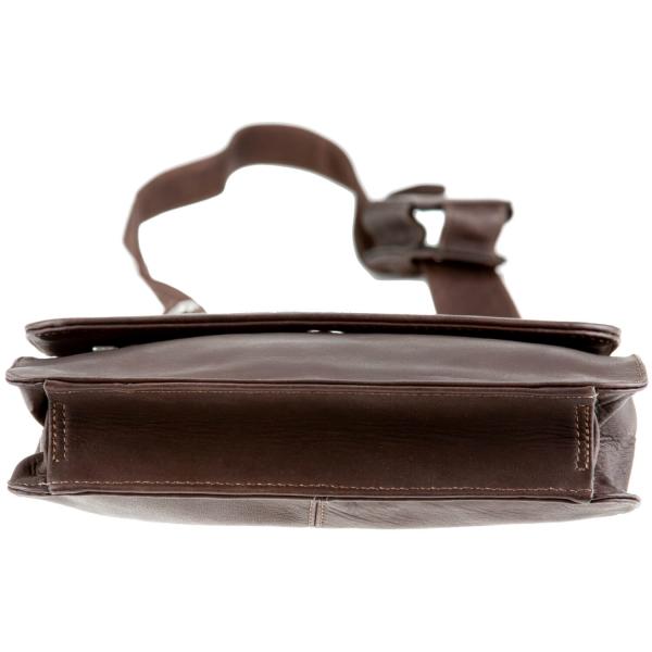 ALPENLEDER | Umhängetasche CUSCO (schokobraun) 4153-s
