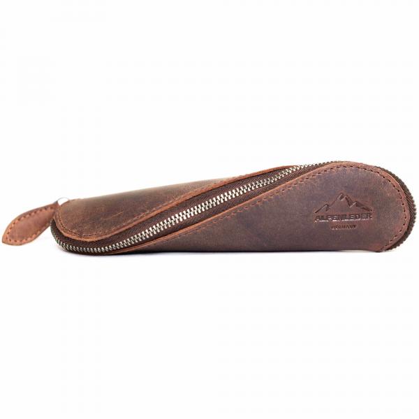 ALPENLEDER | Stifteetui Mäppchen DRAHDI burgunder (CG8102-b)