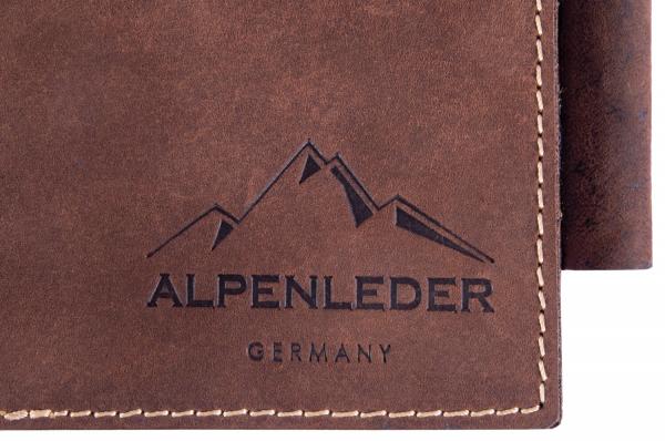 ALPENLEDER | Notizbuch DIN A6 GOETHE (old havana) CG6057-oh