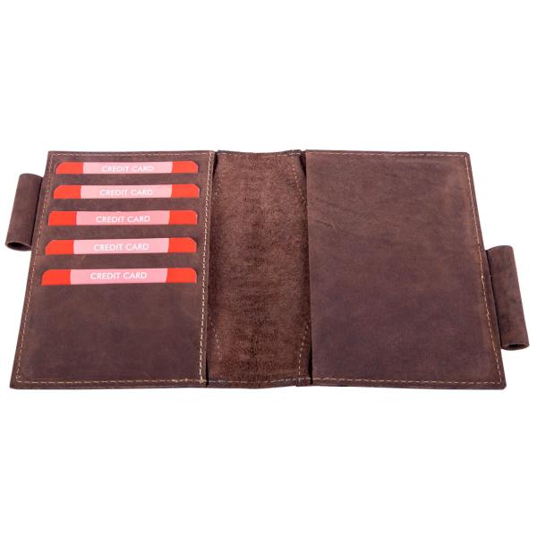 ALPENLEDER | Notizbuch DIN A6 GOETHE (old havana) CG6057-oh