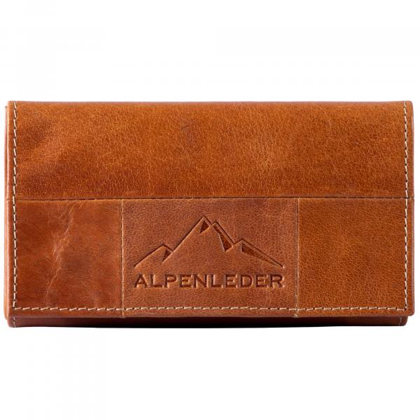 ALPENLEDER | Tabaktasche JUPITER cognac (CG2074-c)