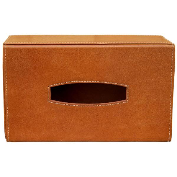 ALPENLEDER | Tücherbox KISTERL (cognac) CG6081-c