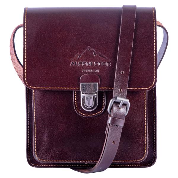 ALPENLEDER | Messenger Bag KITZBUEHL (wine) CG6055-w