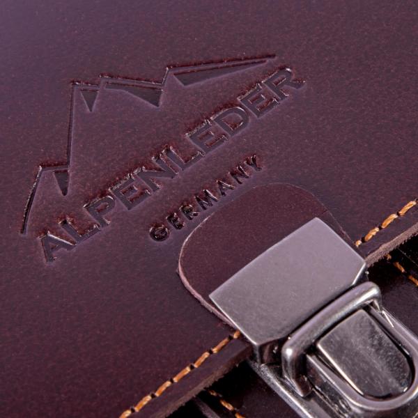 ALPENLEDER | Messenger Bag KITZBUEHL (wine) CG6055-w