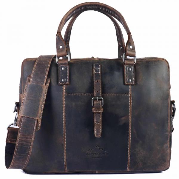 ALPENLEDER | Aktentasche Messenger Bag LUDWIG old havanna (CG6061-oh)