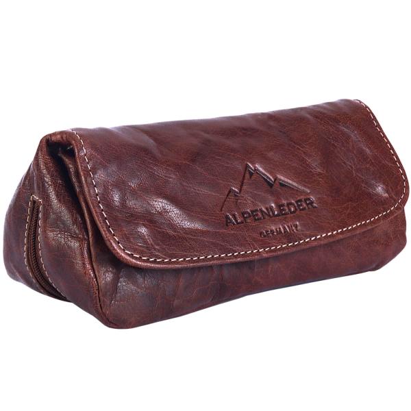 ALPENLEDER | Pfeifentasche LUIS (brandy) CG6067-b