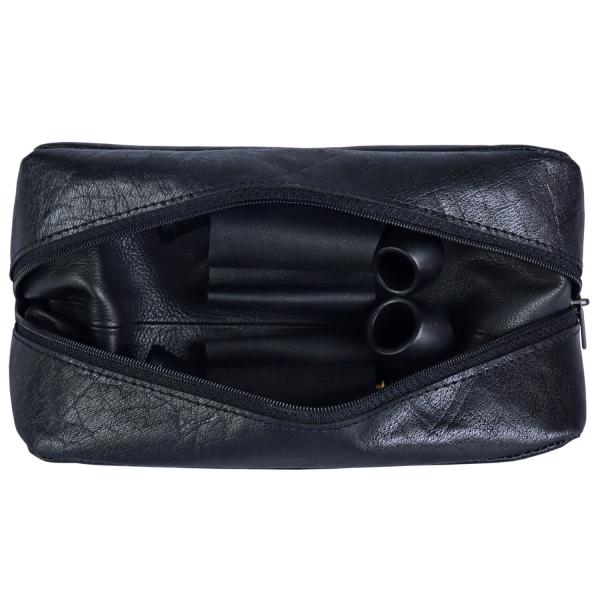 ALPENLEDER | Pfeifentasche LUIS (ebenholz) CG6067-e