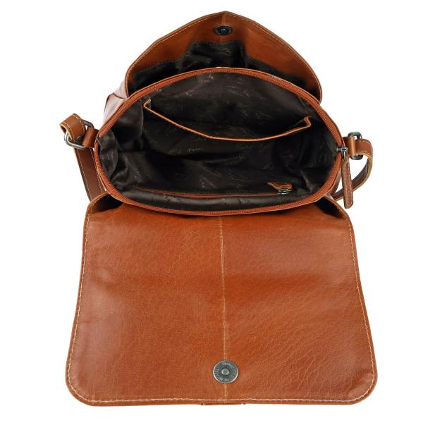 ALPENLEDER | Damen-Umhängetasche MADL (cognac) CG6072-c
