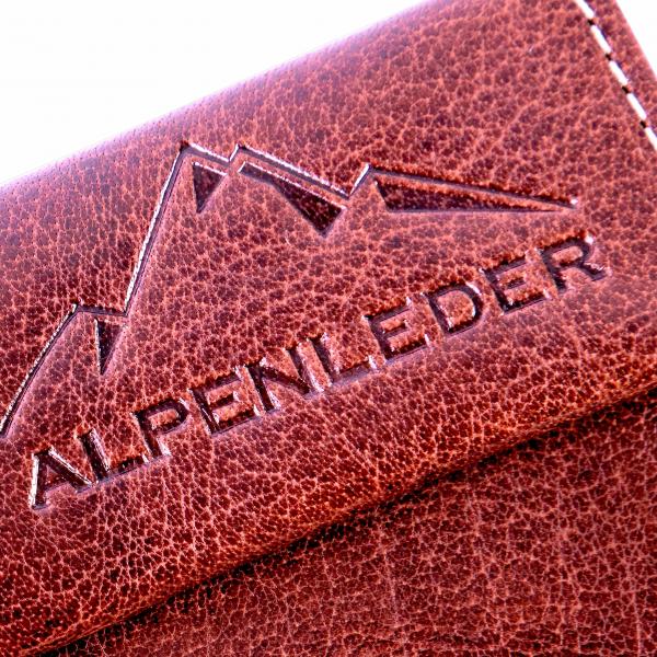 ALPENLEDER | Tabaktasche MERLIN (brandy) CG6072-b