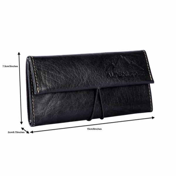 ALPENLEDER | Tabaktasche MERLIN (ebenholz) CG6072-e