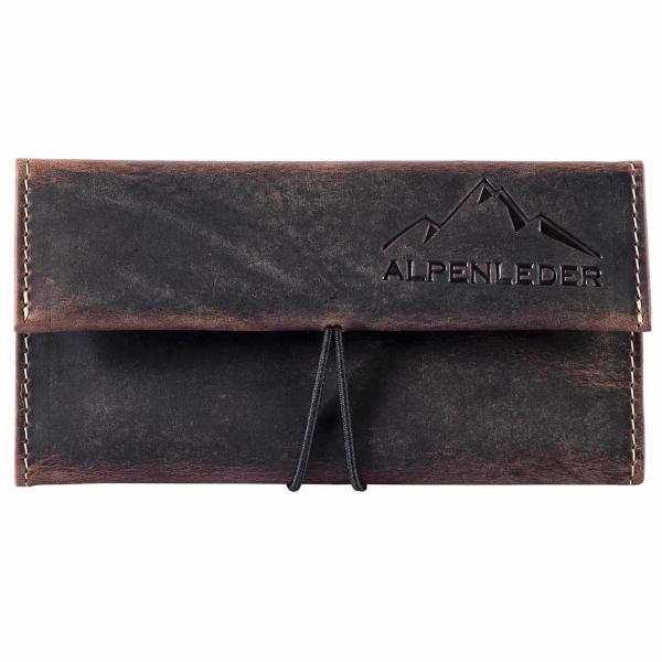 ALPENLEDER | Tabaktasche MERLIN (old havanna) CG6072-oh