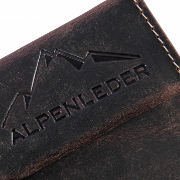ALPENLEDER | Tabaktasche MERLIN (old havanna) CG6072-oh