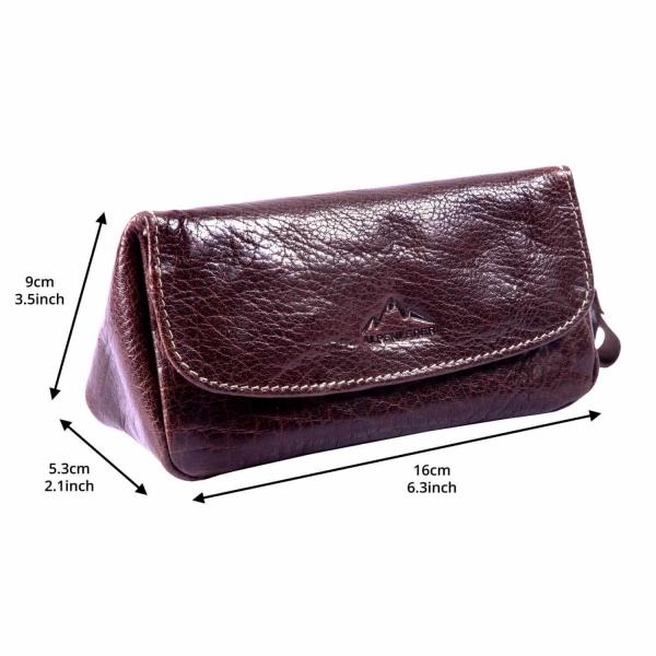 ALPENLEDER | Pfeifen-Tabaktasche MICHL (brandy) CG6046