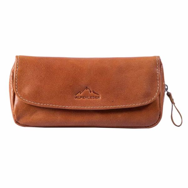 ALPENLEDER | Pfeifen-Tabaktasche MICHL (cognac) CG6046